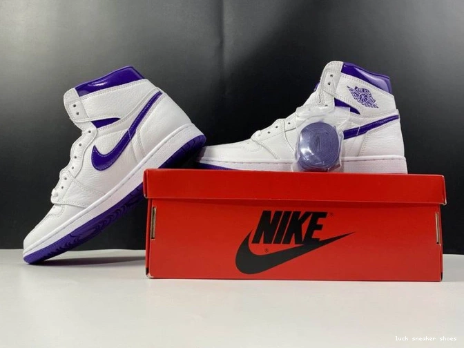 Rep LUCY RETRO CD0461-151 HIGH 1 AIR PURPLE JORDAN COURT 0629